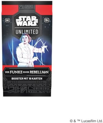 Star Wars: Unlimited TCG Der Funke einer Rebellion BOOSTER PACK - schnelles Trading Card Game, Alter 12+, 2 Spieler, 20 Minuten, von Fantasy Flight Games, Deutsch