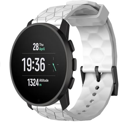 xhKJO Armband für Suunto 9 Peak/Suunto 9 Peak Pro Watchband, Uhrenarmband Silikonband, Armbänder Uhrenarmbänder Strap Bracelet Ersatzarmbänder für Suunto Vertical/Suunto 5 Peak (Weiß)