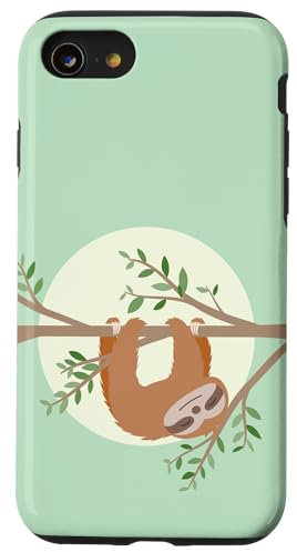 Lustige Faultier Handyhülle Faultier Liebhaber Geschenk Tierliebhaber Hülle für iPhone SE (2020) / 7 / 8