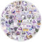 100PCS Lavender Stickers for Skateboard,Water Bottle,Helmet, Laptop,Car,Notebook,Scrapbook,Luggage,Waterproof Vinyl Purple Plant Sticker,Cute Flower Aesthetic Decals,Gift for Girl Children Adults