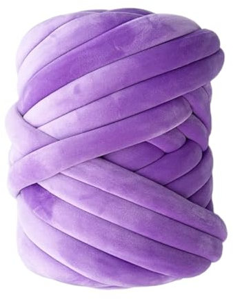 Riesengarne 0,5 kg/1 kg samtdickes, sperriges, klobiges Garn, Handstricken, gewebter Faden, Korbdecke, Teppiche, Riesengarn, DIY-Arm, handgestrickte Decke Dickes Samtgarn (Color : 1KG-03)