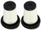 vhbw 2x Flachfaltenfilter kompatibel mit Gorenje SVC216FGD, SVC144FBK Handstaubsauger, Staubsauger - Filterelement