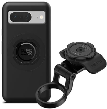 Quad Lock Stem Cap Mount (Adjustable) Bike Kit with Google Pixel 8 MAG Case