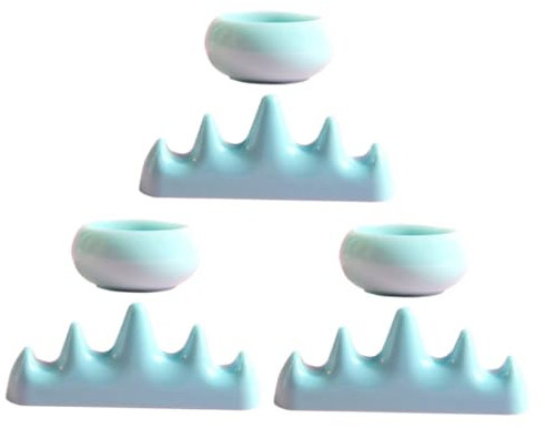 FOMIYES Nail Art Cups Manicure Brush Washing Cups Nail Pens Holder Mix Polish Stable Easy to Use