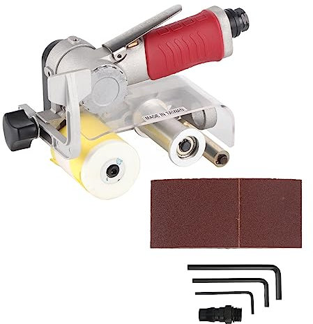 Bandschleifer Luftpneumatische Schleifmaschine Effizientes Polierschleifen für die Bearbeitung von Spiegel-Edelstahl