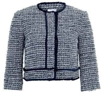 Betty & Co Damen Bolero-Jacke mit aufgesetzten Taschen