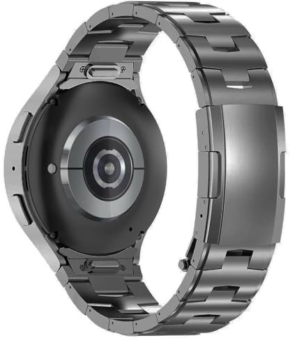 synsing Titan-Armbänder kompatibel mit Samsung Galaxy Watch 7/6/5/4/FE 44mm 40mm Band, 20mm No Gap-Metallarmband