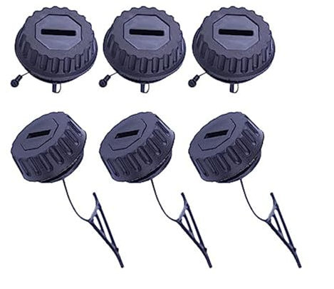 HUVNEXA Kit de tapa de combustible y tapa de aceite, 3 uds., for motosierra STIHL, 064 066 084 088 MS640 MS650 MS660, reemplazo 0000 350 0509 0000 350 Tapa del depósito de combustible de la motosierra