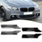 Stoßstange Seitenspoiler ABS Lippe Splitter Zierleiste für BMW 5er F10 F11 (Schwarz)