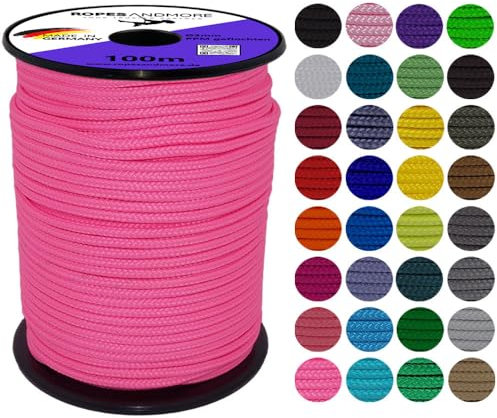Polypropylenseil 3mm geflochten – 100 m Allzweckseil in 30+ Farben – leicht, reißfest & UV-beständig für Deko, Garten & DIY – Ropes and More (Beige)