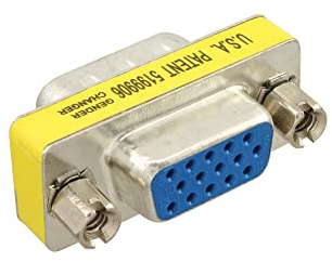InLine 47714 Mini-Gender-Changer, 15pol HD (VGA), Stecker / Buchse
