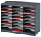 Paperflow Aktenschrank 802.11 Ordnungsmappe, 24 Fächer, stapelbar/aneinanderstellbar, Polystyrol, Anthrazit