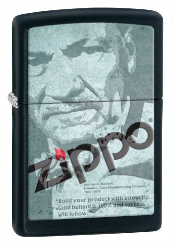 Zippo Lighter Black Matte - Mechero, Color Negro Mate