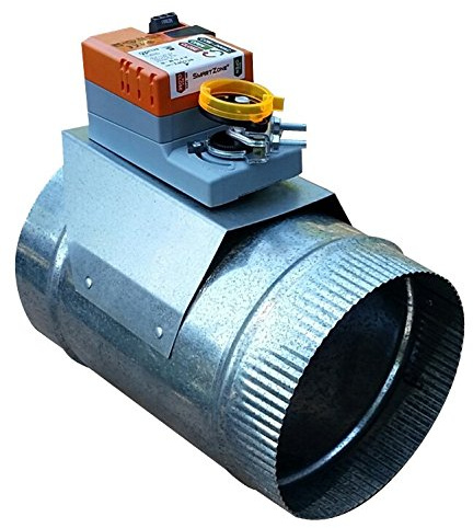 Zone Damper 8 Round Professional-Grade (HVAC Zoning) - Preminum replacement for Honeywell, EWC, Durozone, more (08)