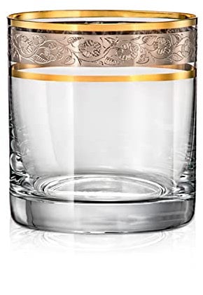 Bohemia Likörgläser Kristall Gläser 6 Set - Likör 6 x 60 ml - Modell Barline