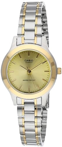 Casio Damen-Armbanduhr XS Analog Quarz Edelstahl LTP-1128G-9ARDF