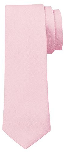 OM3® K-07 TRENDY SKINNY TIE/Modische schmale dünne Krawatte - ROSA - Party Business Schlips Handmade Smoking Anzug Unisex