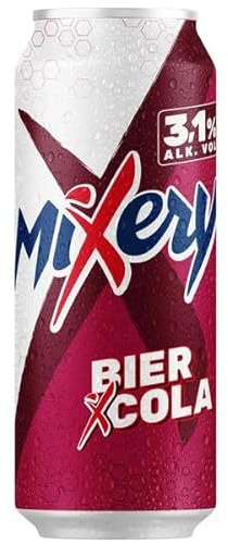 24 Dosen Karlsberg Mixery Bier + Cola + X a 0,5L Liter Bier inc. 6.00€ EINWEG Pfand 3,1% vol.