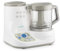 Nuvita 1966 Pappasana Vapor Combo 2 Mini Robot de Cocina para Bebé– Procesador de Alimentos 6-en-1 Pica, Licua, Descongela - Calentador de Biberón - Esterilizador – Pantalla Digital - Diseño Italiano