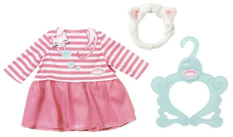 Baby Annabell 701454 Kleid Katzenberger, bunt