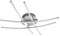 Lindby LED Deckenleuchte Yael (Modern) in Chrom aus Metall, Lampe Deckenlampe Küchenleuchte