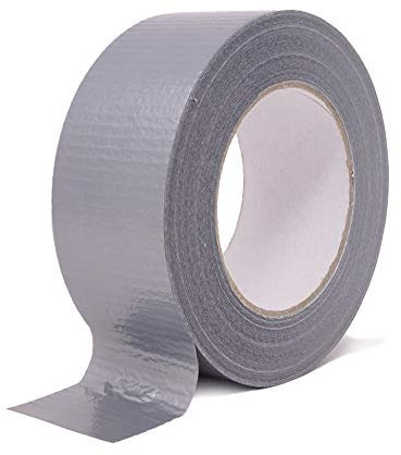 gws tapes 1 Rolle Silber Gewebeklebeband, extra stark haftendes Panzerband zum Bündeln und Fixieren, Duct Tape – Gaffer Band in verschiedenen Farben, Länge: 50m x 50 mm Breit