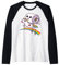 Toilettenpapier Rolle reitet auf Einhorn TP Roll Unicorn Raglan