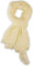 fashionchimp BASIC-Schal für Damen mit weichem Fransensaum, Tuch in leichter Qualität mit Baumwolle, einfarbig (Creme)