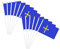 Durabol 12PCS Bandera de Mano de Asturias Comunidades autónomas de España (20X30CM) (Asturias)