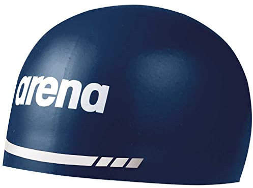 Arena Unisex – Erwachsene 3D Soft Badekappen, Navy, M