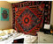 raajsee Sonne und Mond Wandteppich Mandala Golden, Boho Wand Deko Wandtuch, Aesthetic Room Décor Tapisserie,Wandbehang Tapestry Queen 82x92 inches