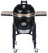 Monolith Classic PRO SERIE 2.0 BLACK inkl. Gestell & Seitentischen Holzkohle Grill Smoker