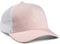 Soulbuddy Trucker Cap Kinder – Unisex Kinderkappe – Schirmmütze für Jungen & Mädchen – Trendiger Sonnenhut für Outdoor & Freizeit Rosa-Weiß – Größe S