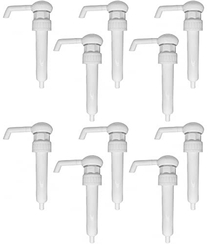IBEX MART 5L 38mm Pump Dispenser for 5 Liter Containers for Gallon Jug Bottles, 30 ml Dosage