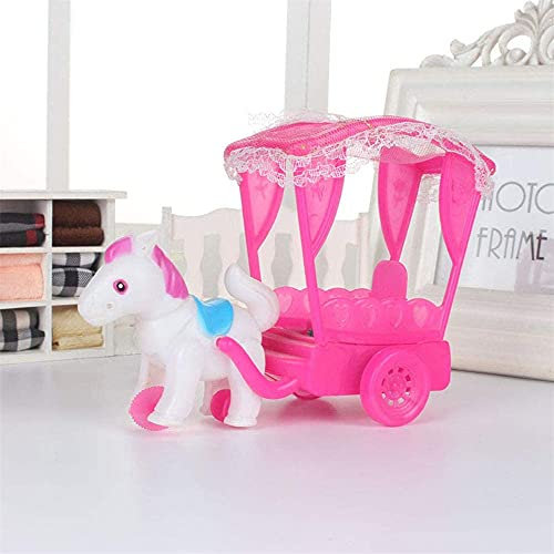 GIVBRO Puppe Prinzessin Kutsche Spielzeug für Mädchen Puppenzubehör