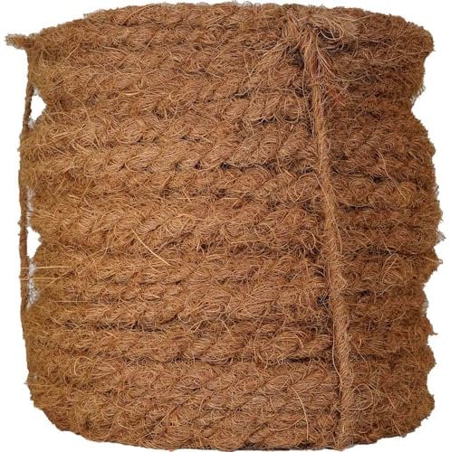 Kokosseil 100m für Bäume, Baum, Baumanbinder, Garteneil - Ø 10mm - 100% Naturfaser Kokosschnur, Kokosgarn, Kokosstrick für das Anbinden von Bäumen
