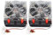 Entatial CPU Water Cooling System, Cooling Fan Kit Straight Mouth for GPU for Desktop Computer Cooling