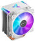 Jonsbo CR1400 RGB CPU Air Cooler, 4 Heat-Pipes, 126mm RGB CPU Fan, Removable 92mm PWM Fans, Fins Bending, 4-pin RGB CPU Cooler, RGB Lighting for AMD Ryzen/Intel LGA 1700 115X, White