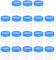 Milisten Lot de 30 gobelets jetables avec couvercles à visser pour échantillon d'urine pour laboratoire, hôpital, couleur aléatoire, 40 ml