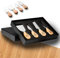 GRAVURE CONCEPT Kit De 4 Accessoires À Fromage Avec Boîte Personnalisable - Couteaux À Fromage - Idée Cadeau (EDAM)