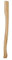 19.5 in Long Axe Handle Shaft Replacement Solid Wooden Beech Wood (50 cm)