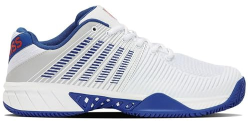 K-Swiss Men's Express Light 2 Clay Tennis Shoes Sand Court Shoes White - 41.5, White, 9 UK
