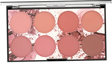 Miss Rose Blush Palette Makeup Blush Cream Palette Gesichtspuder Rouge Mit 8 Blush 42g.