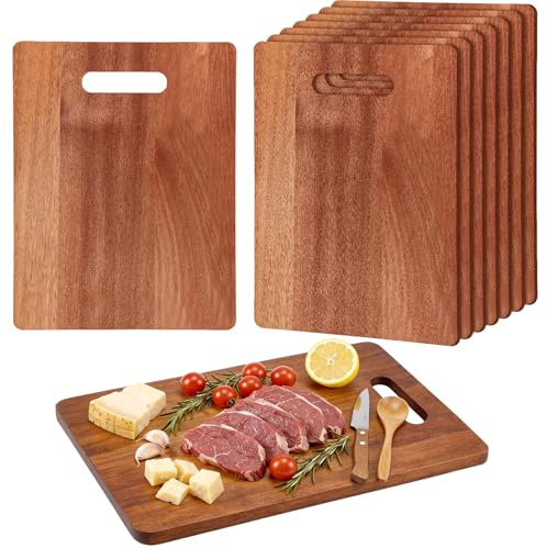 Schneidebrett-Set, Schneidebrett mit Griffen, Rohlinge, Lasergravur, Schneidebrett für individuelle, personalisierte Gravur, Geschenke, 30,5 x 22,9 cm, Walnuss, 18 Stück