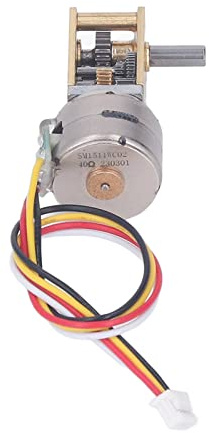 Micro Moteur de Réduction de Vitesse Cuivre 15 Pas à Pas Mini Moteur de Boîte de Vitesses pour Robot Intelligent DC5V GB1218 15BY