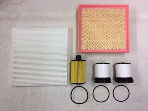 Filter Service KIT Kompatibel mit Jeep Grand Cherokee WK2 3.0CRD 2011-2017 FSK/WK/007A