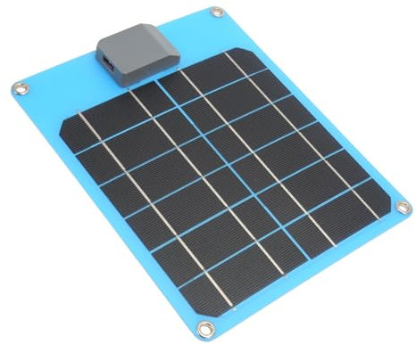 Mini Panneau de Solaire USB, 6 W 5 V 1 A, Chargeur de Panneau Solaire, de sécurité pour Smartphone, Tablette, étanche IP67, Module Solaire Extérieur Portable