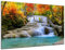DARO Design - Wand-Bild auf 6mm HDF 40x30 cm Wasserfall Bach - Wand-Deko Bilder Geschenk