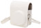 Protective Case for Fuji Instax Mini 40, Retro PU Leather Protective Carrying Case for Mini 40, Rainproof Scratch Proof Travel Storage Cover Bag for Instant Camera (White)