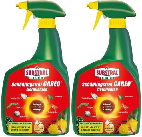 2 X 800ml Substral Celaflor® Schädlingsfrei Zierpflanzen Spray